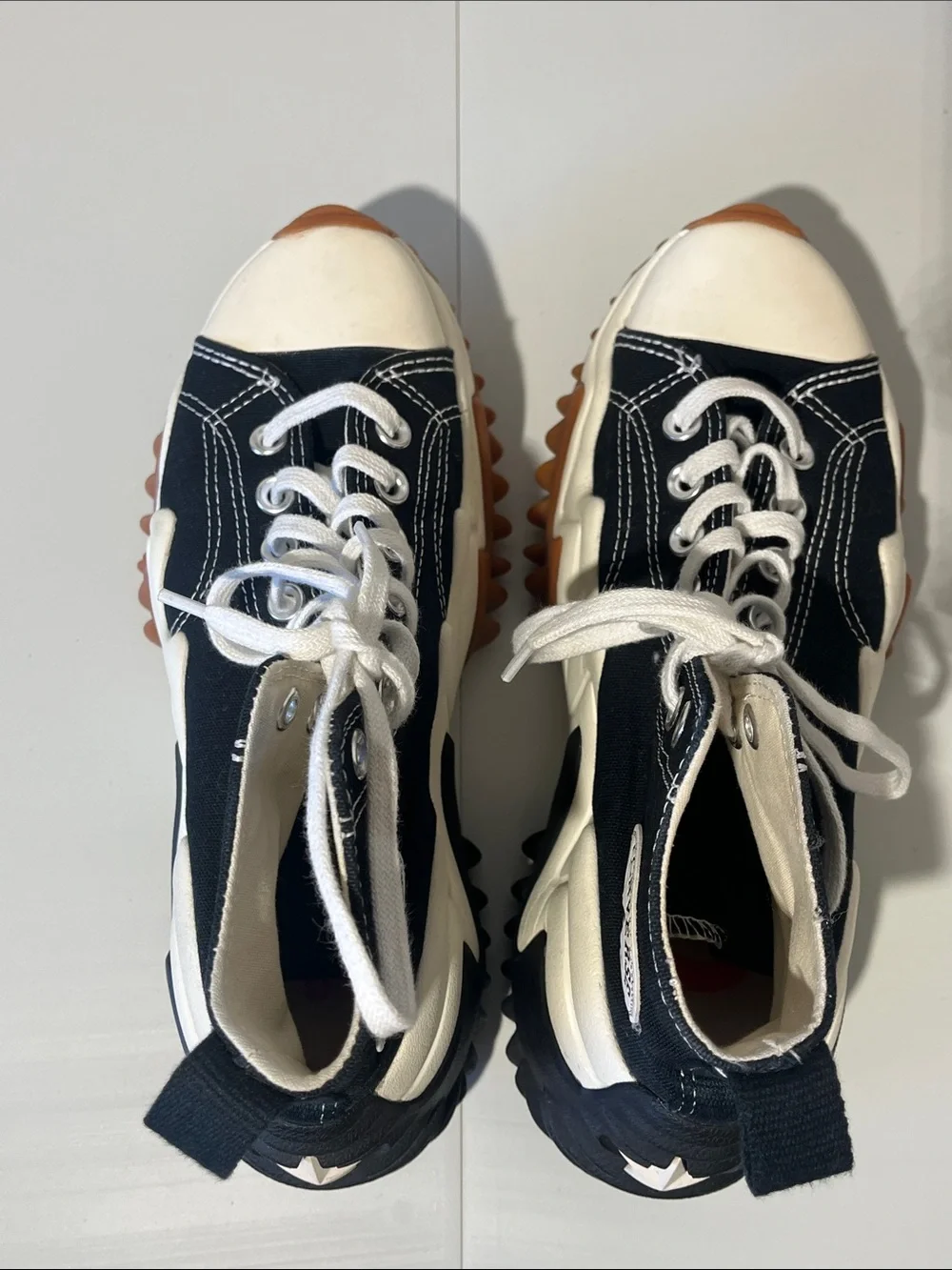 Converse Run Star Motion Black and White High-Top Sneakers - Picture 5 of 14
